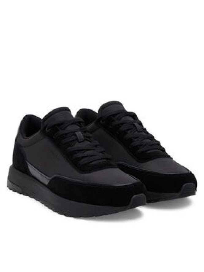 Calvin Klein Sneakersy Low Top Lace Up Repreve Mix HM0HM01714 Czarny