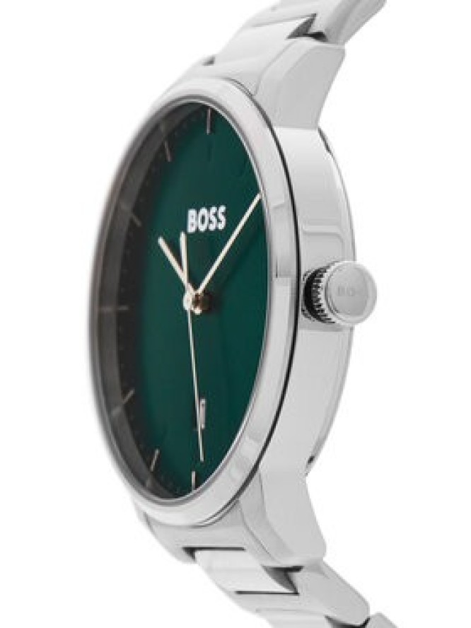 BOSS Zegarek Dean 1514134 Srebrny
