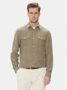 Marciano Guess Koszula 5GHH094464Z Zielony Regular Fit