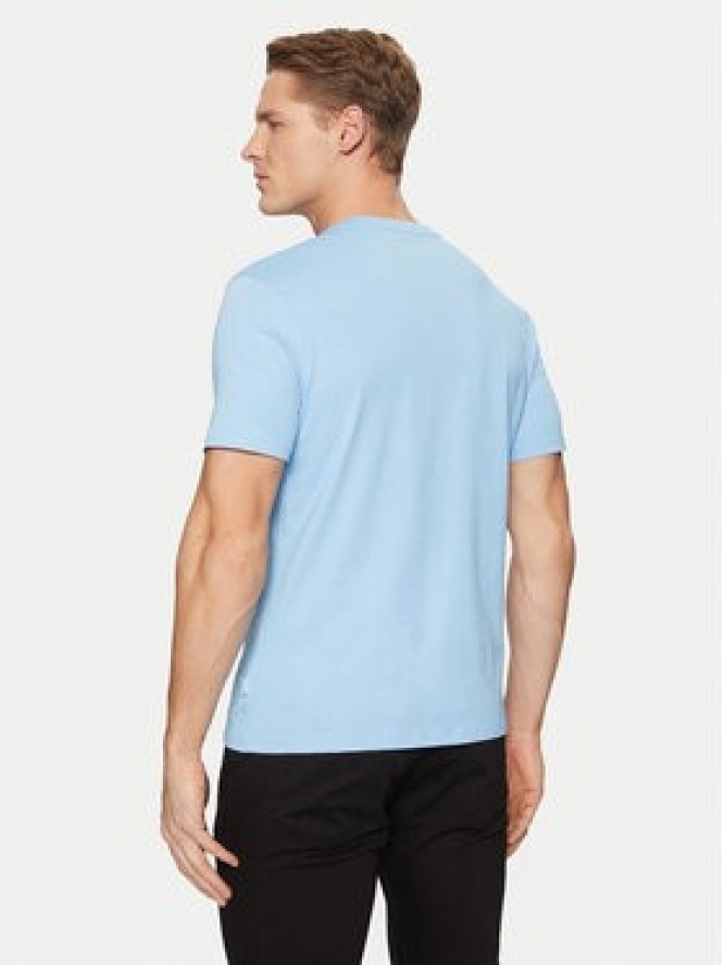 Guess Jeans T-Shirt M4YI52 K8HM0 Niebieski Slim Fit