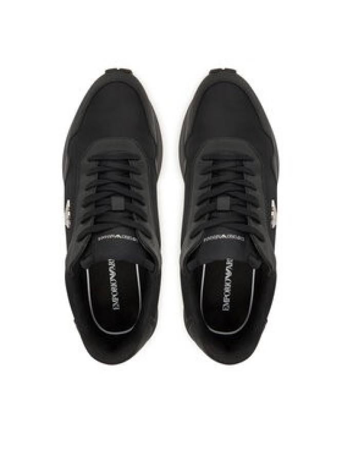 Emporio Armani Sneakersy EM003738 AF19532 MC005 Czarny