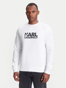 KARL LAGERFELD Bluza 705091 553917 Biały Regular Fit