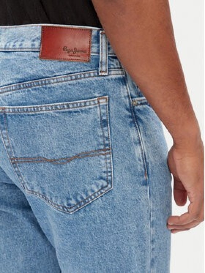 Pepe Jeans Jeansy PM207394 Niebieski Straight Fit