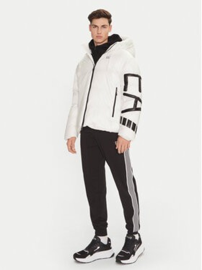 EA7 Emporio Armani Kurtka zimowa 6DPB19 PNGAZ 1100 Biały Regular Fit