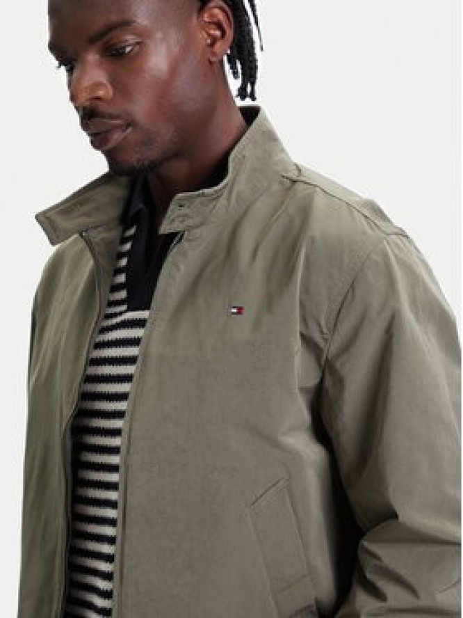 Tommy Hilfiger Kurtka bomber Harrington MW0MW39637 Zielony Regular Fit