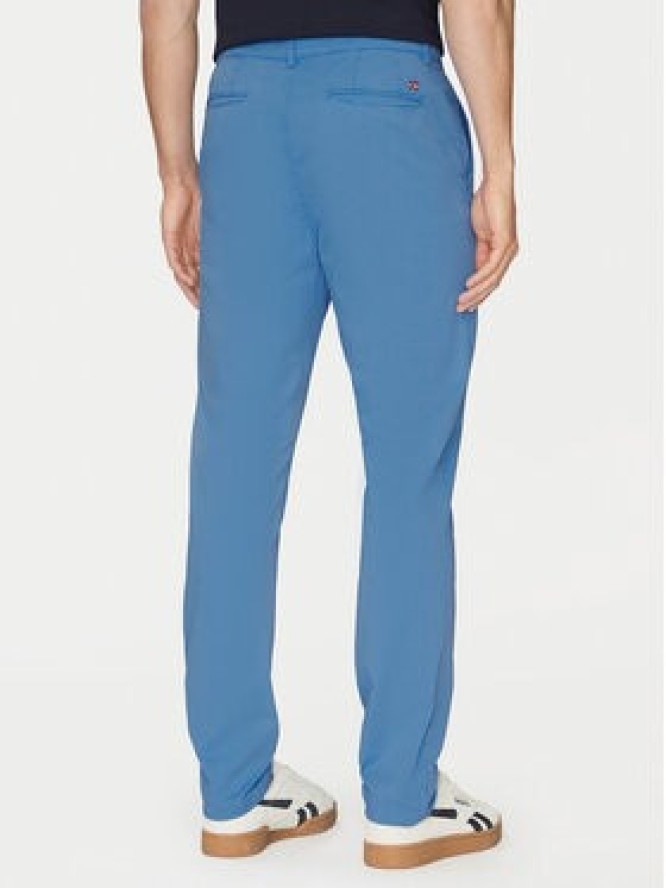 Napapijri Chinosy M-Puyo NP0A4H98 Niebieski Slim Fit