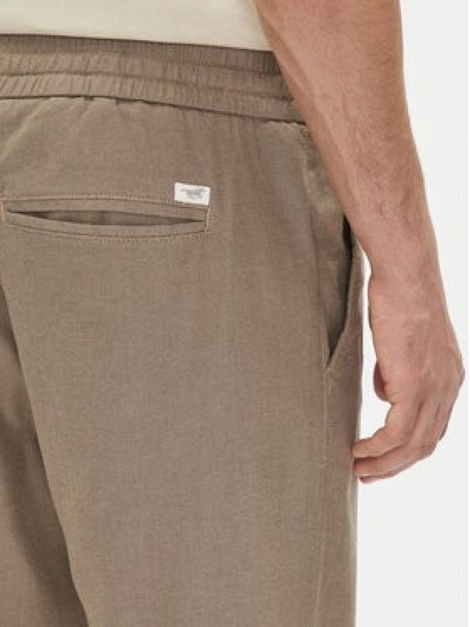 Mustang Spodnie materiałowe Milano 1016330 Szary Tapered Fit