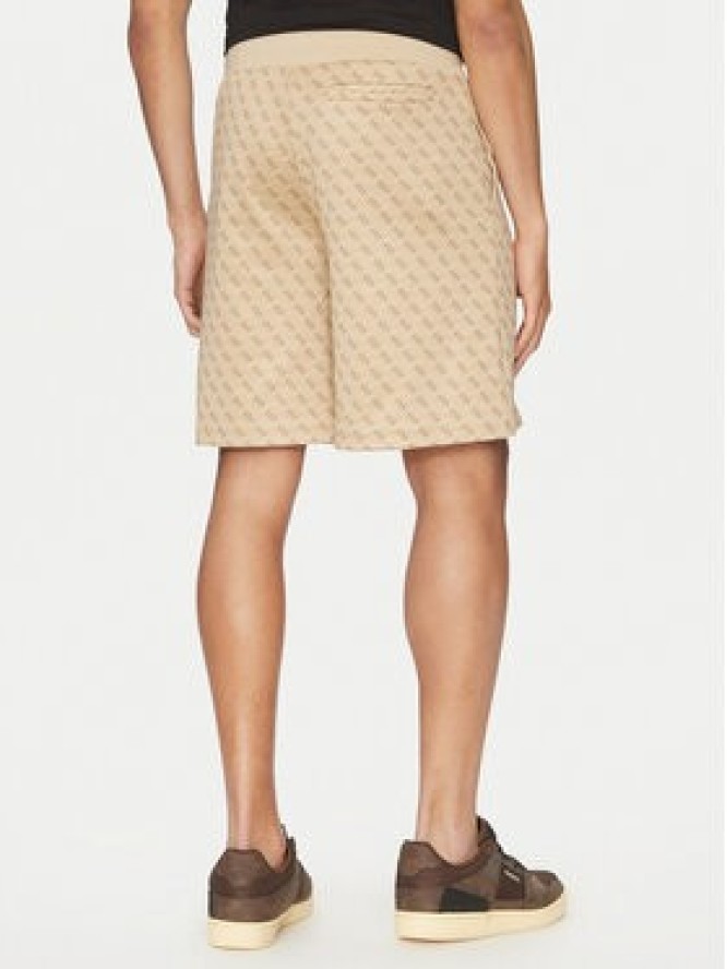 Guess Szorty sportowe Z4YD03 FL04Q Beżowy Regular Fit