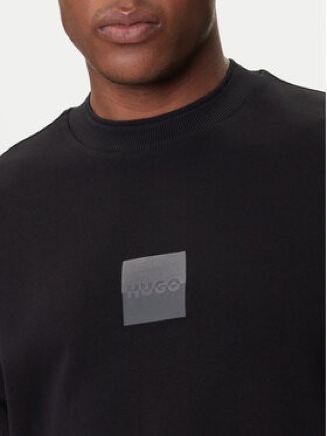 HUGO Bluza Dusplited 50542847 Czarny Relaxed Fit