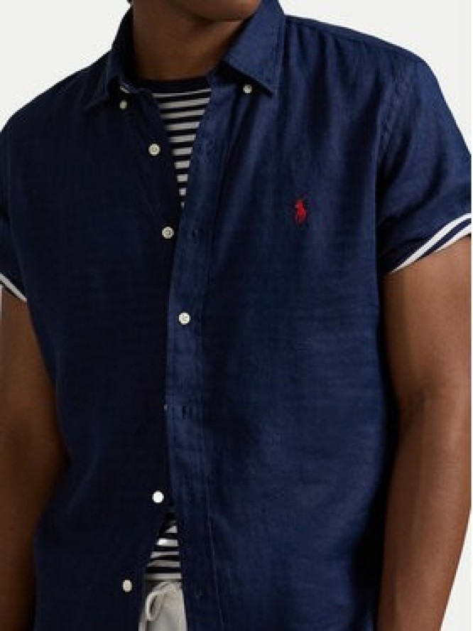 Polo Ralph Lauren Koszula 710968912001 Granatowy Custom Fit