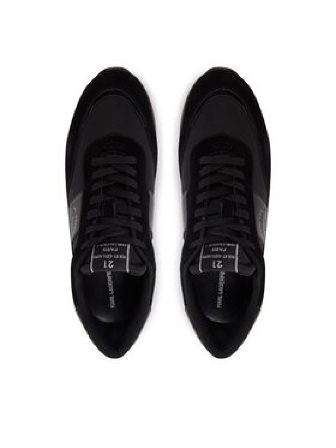 KARL LAGERFELD Sneakersy Serger KL53637 Czarny