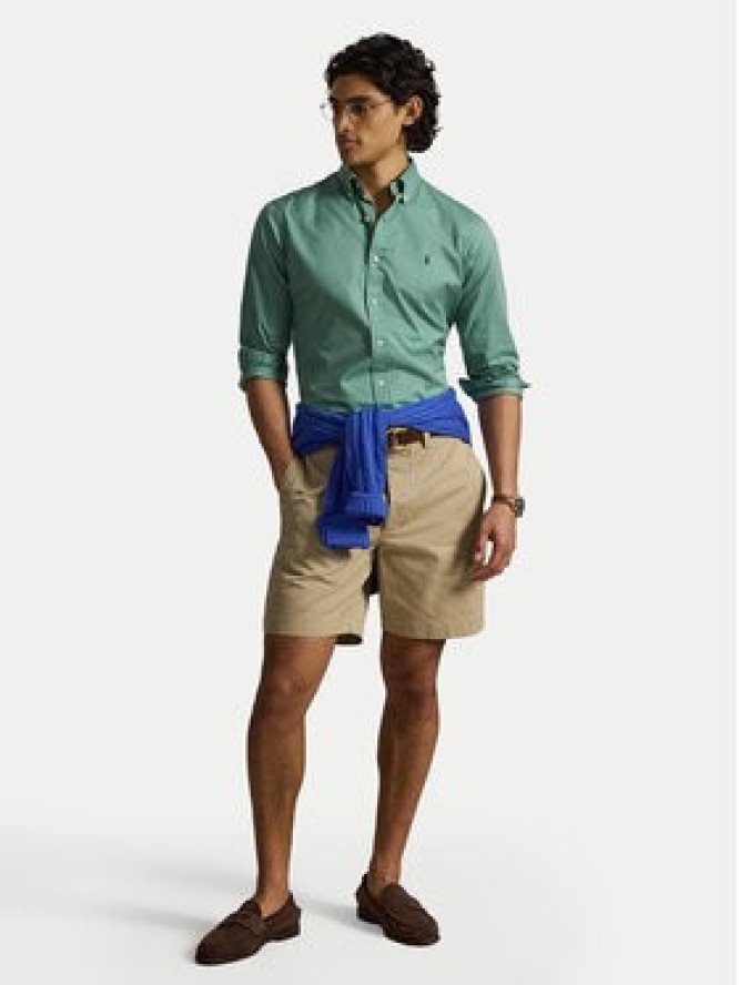 Polo Ralph Lauren Koszula 710B20512009 Zielony Custom Fit