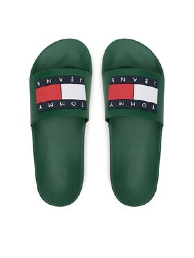 Tommy Jeans Klapki Tommy Jeans Pool Slide Ess EM0EM01191 Zielony