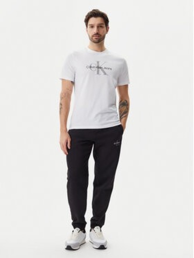 Calvin Klein Jeans T-Shirt LV040EM286 Biały Regular Fit