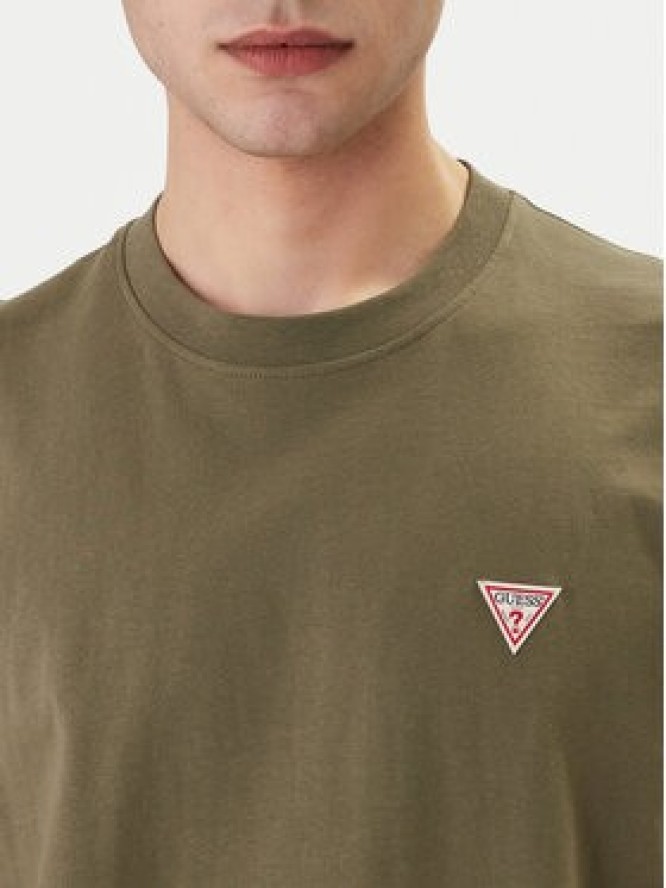 Guess Jeans T-Shirt M4YI46 K8FQ4 Khaki Regular Fit