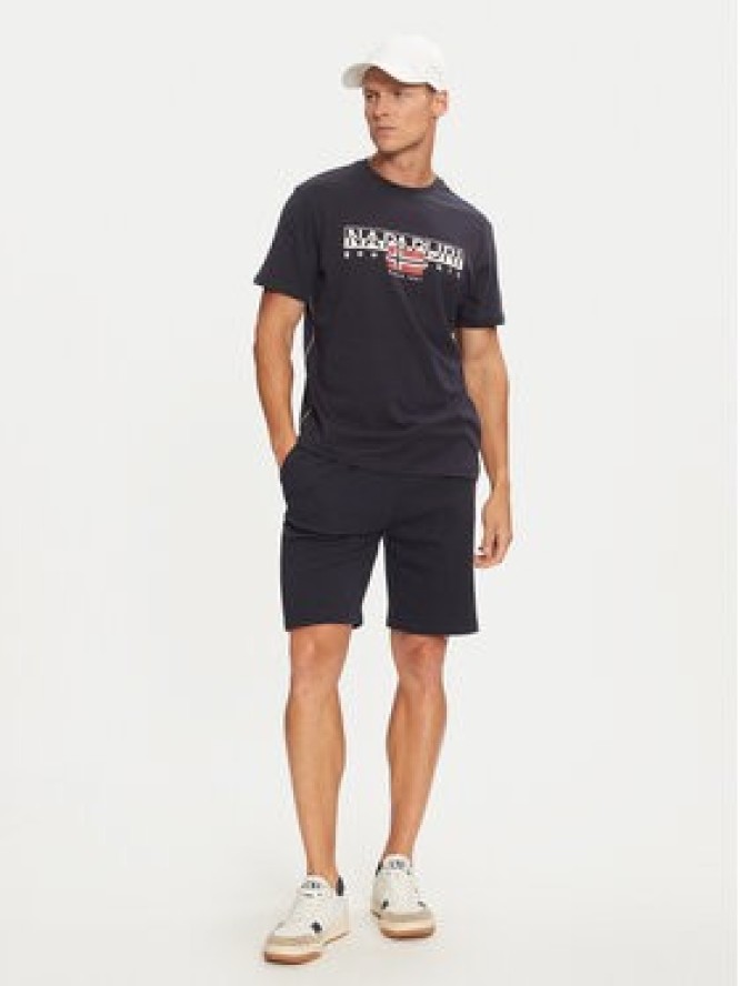 Napapijri T-Shirt S-Aylmer NP0A4HTO Granatowy Regular Fit
