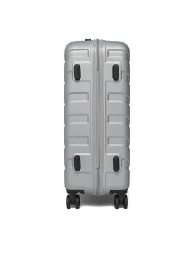 GINO ROSSI Walizka średnia C-GIN-M-003-05-SILVER Srebrny