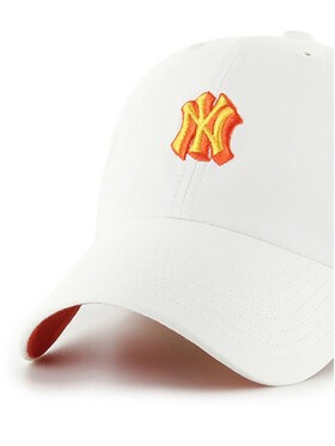 47 Brand Czapka z daszkiem New York Yankees B-CHPCU17GWS Biały