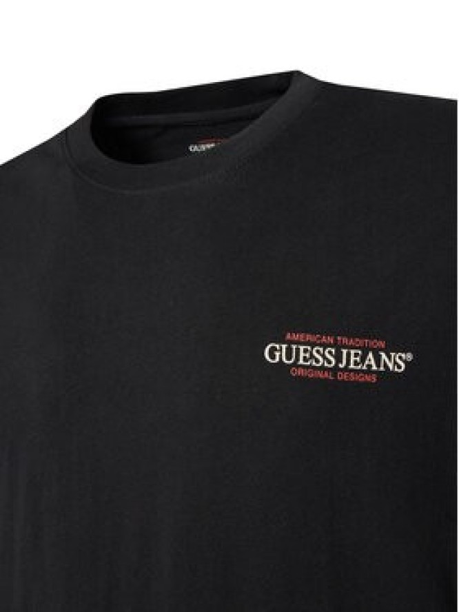 Guess Jeans T-Shirt M4BI75 K8FQ4 Czarny Oversize