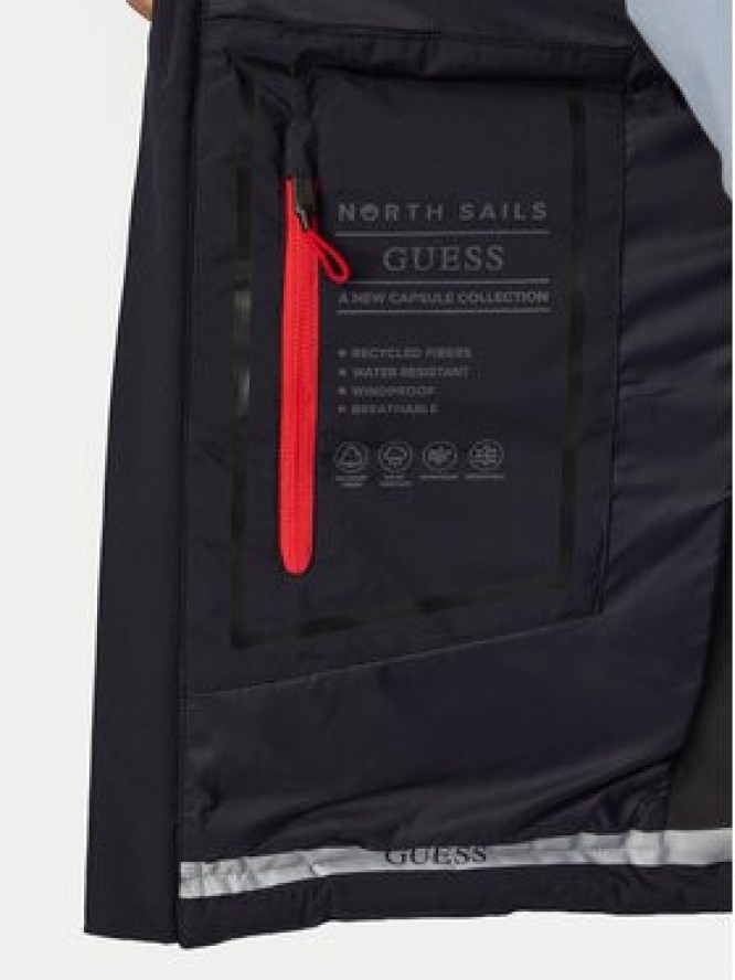 Guess Bezrękawnik M6GL38 W2167 Granatowy Regular Fit