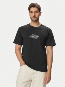 Jack & Jones T-Shirt Cassis 12295049 Czarny Regular Fit