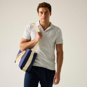 Męska koszulka polo Hadvo z odkrytym dekoltem