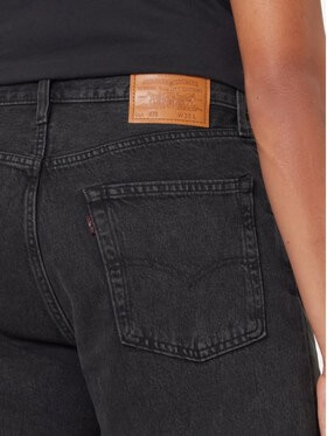 Levi's® Jeansy Capri 478™ 004A8-0003 Czarny Baggy Fit