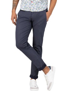 Timezone Spodnie chino "Janno" w kolorze granatowym rozmiar: W38/L34