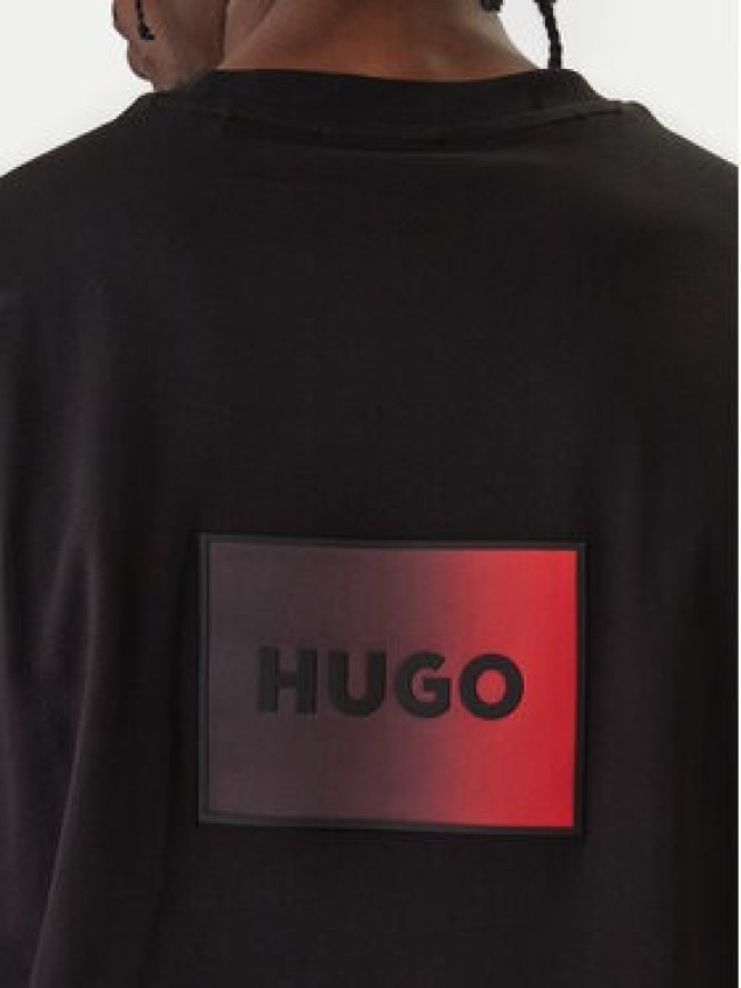 HUGO T-Shirt Danoto 50553144 Czarny Regular Fit