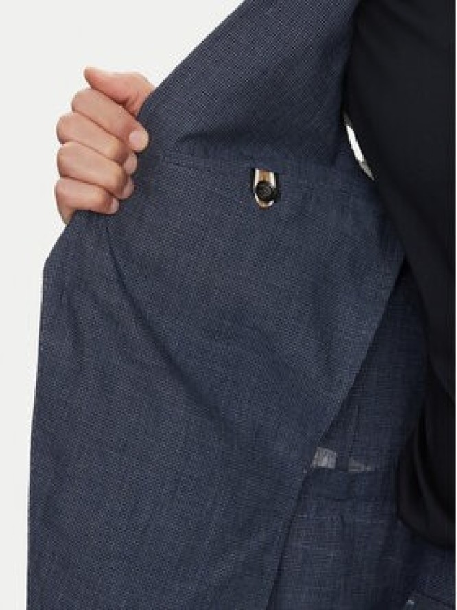 BOSS Garnitur C-Huge-Peak-252 50540764 Granatowy Slim Fit