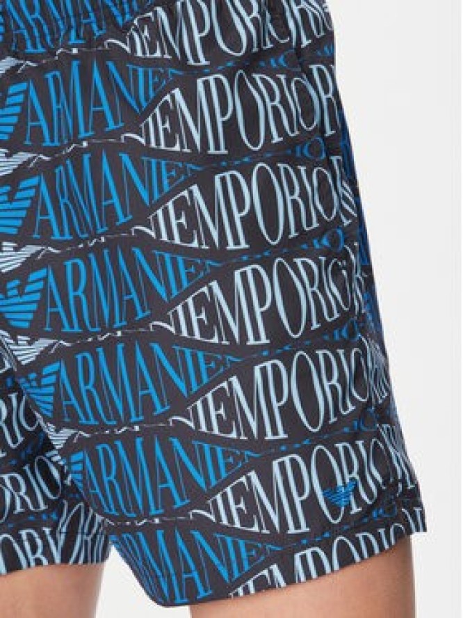 Emporio Armani Szorty kąpielowe EM000583 AF20442 FB335 Niebieski Regular Fit