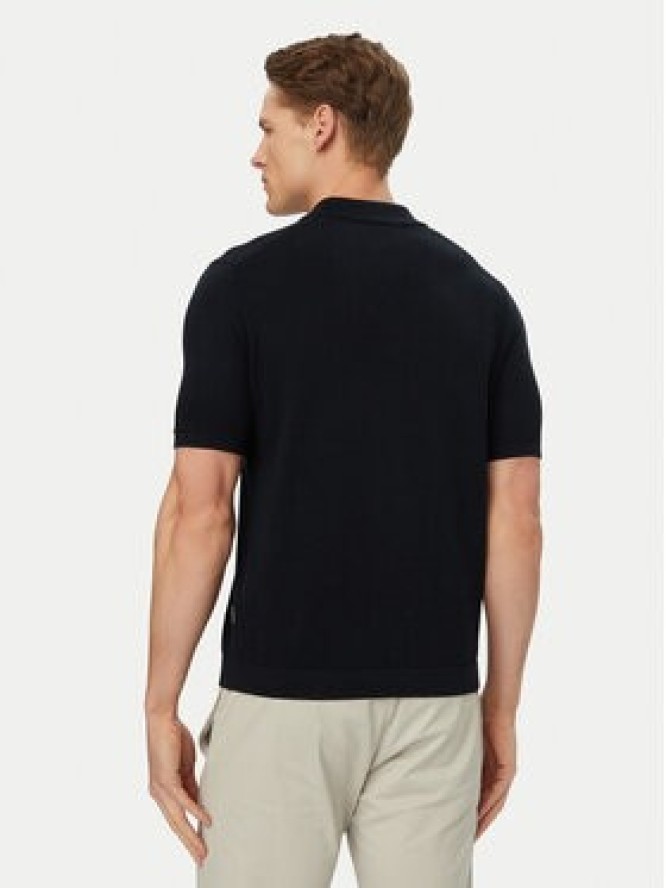 Bugatti Koszula 7100-15536E Granatowy Regular Fit