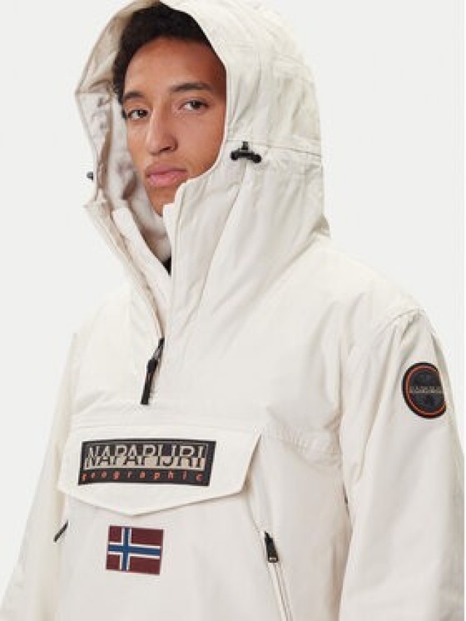 Napapijri Kurtka anorak Rainforest Next NP0A4IB9 Beżowy Regular Fit