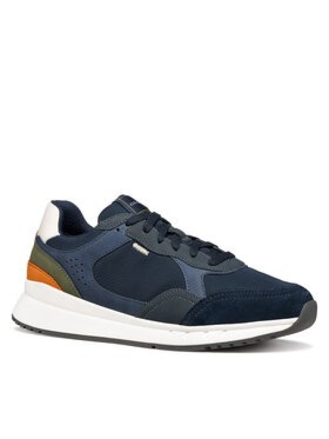 Geox Sneakersy U Branthon U65LCB 0EK11 C4KF4 Granatowy