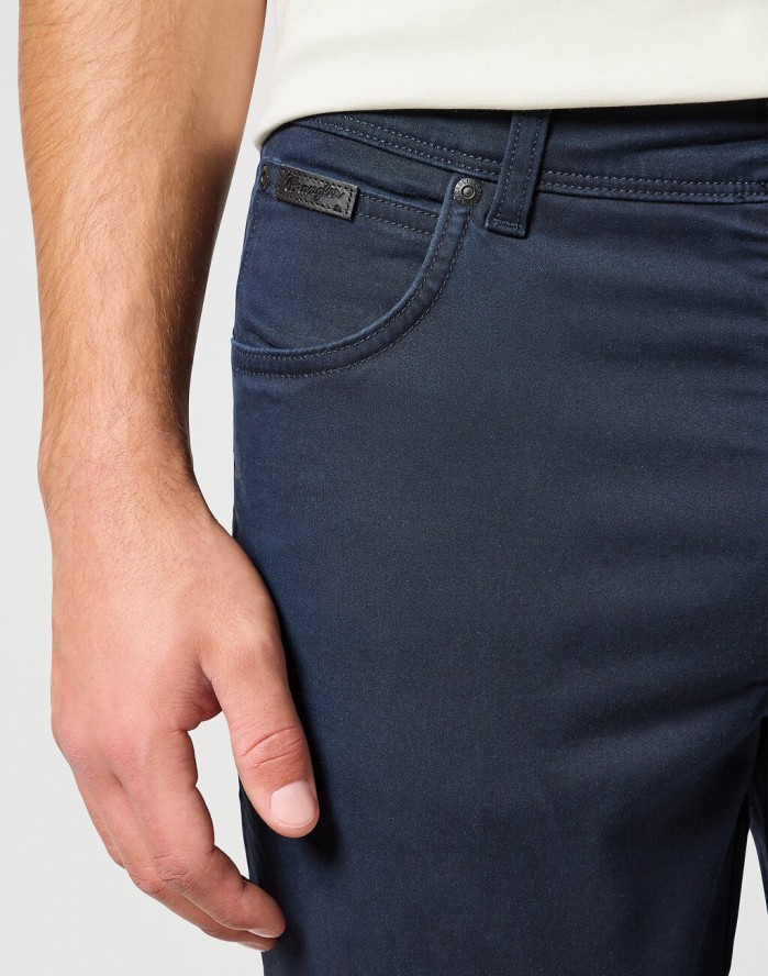 WRANGLER MĘSKIE SPODNIE JEANSOWE TEXAS SLIM DARK NAVY 112358037 W12S012239