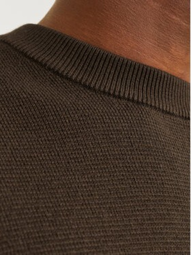 Jack & Jones Sweter Milano 12259666 Beżowy Relaxed Fit