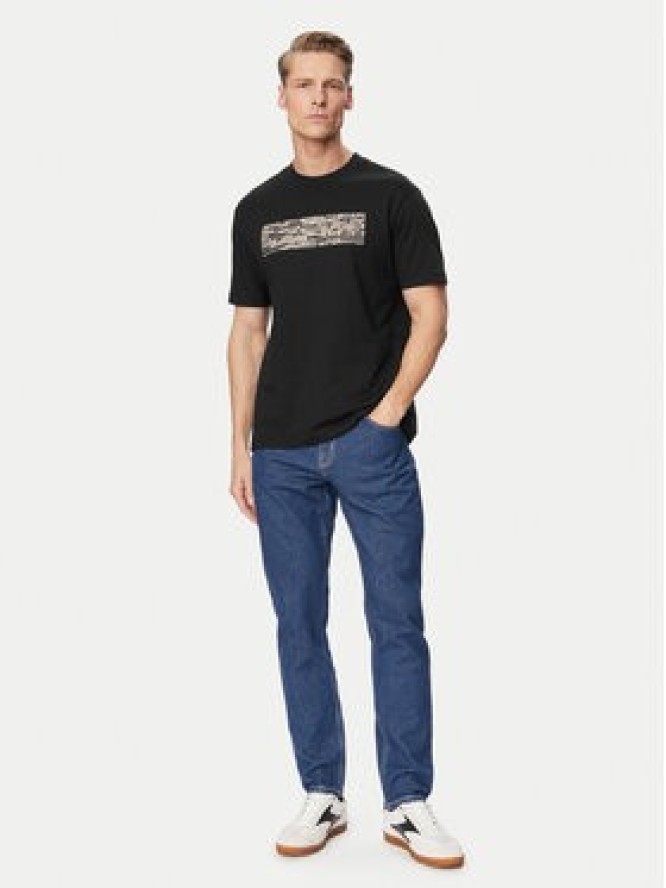 Karl Lagerfeld Jeans T-Shirt B2M17053 Czarny Relaxed Fit