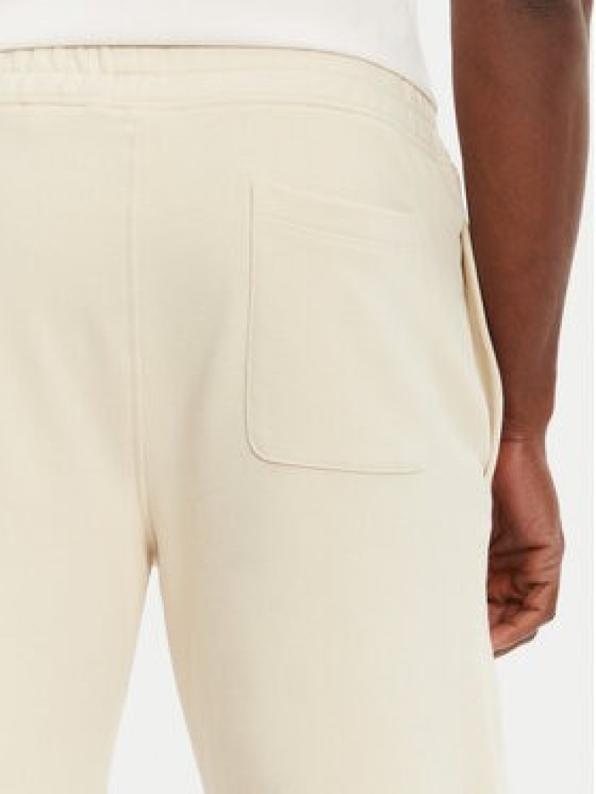 Guess Szorty sportowe M5GD10 KCN01 Écru Regular Fit