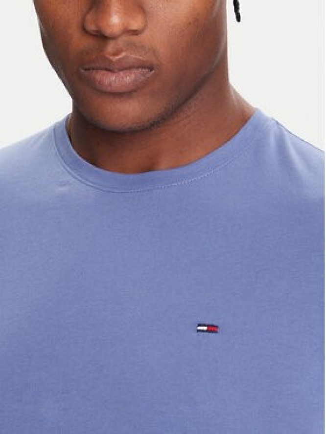 Tommy Jeans T-Shirt DM0DM04411 Niebieski Regular Fit