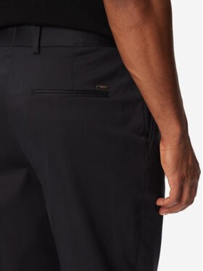 BOSS Spodnie materiałowe H-Perin 50567533 Granatowy Tapered Fit