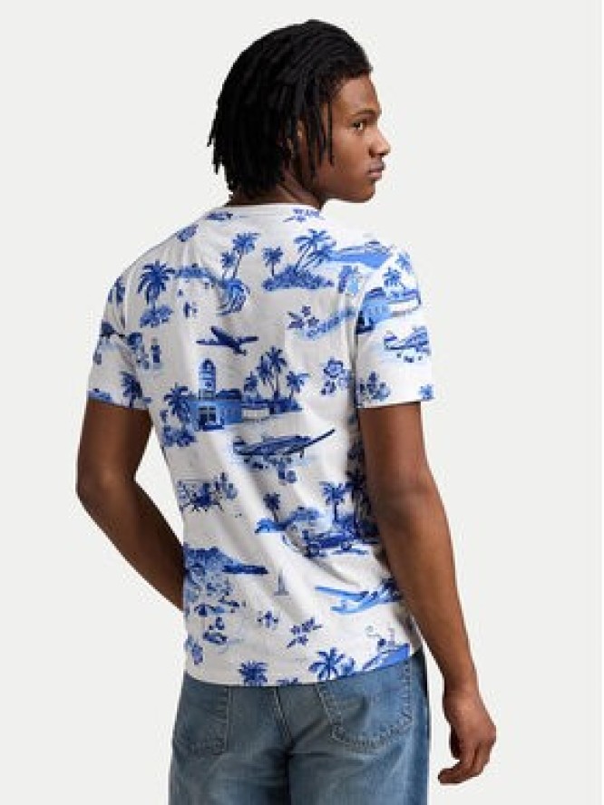 Polo Ralph Lauren T-Shirt 710963814001 Niebieski Custom Slim Fit