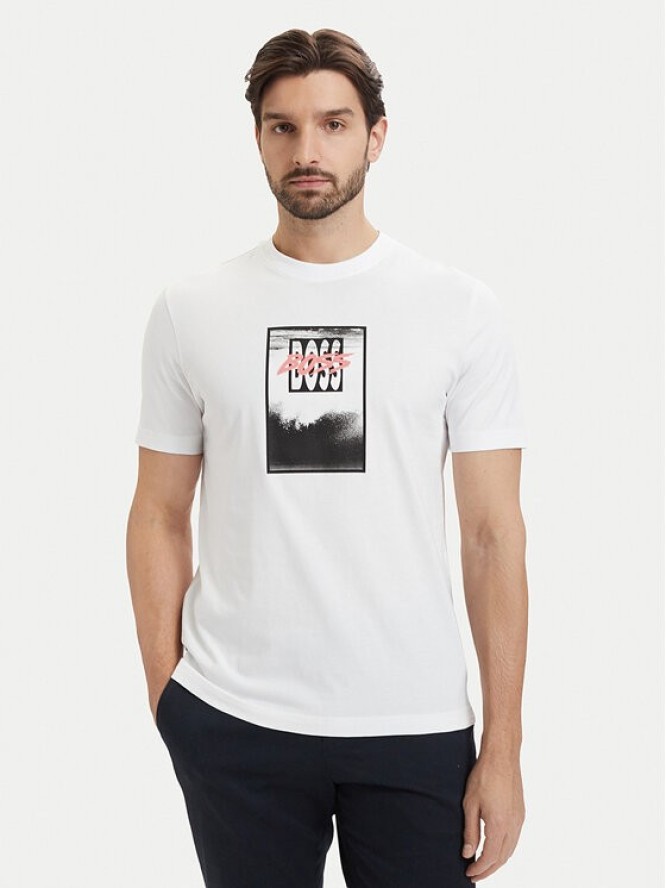 BOSS T-Shirt 50561846 Biały Regular Fit