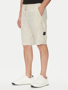 BOSS Szorty sportowe S_Urbanex-Cargo 50534318 Beżowy Tapered Fit