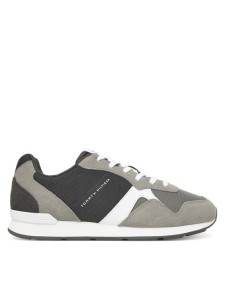 Tommy Hilfiger Sneakersy Runner Icon Mix FM0FM05679 Szary