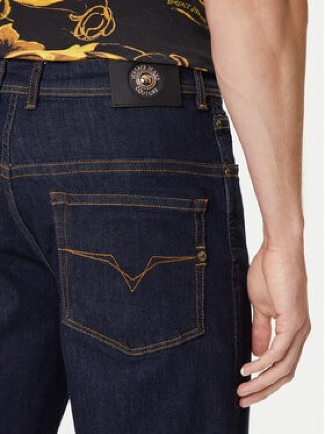 Versace Jeans Couture Jeansy 79GAB5RE CDW02 Granatowy Straight Fit