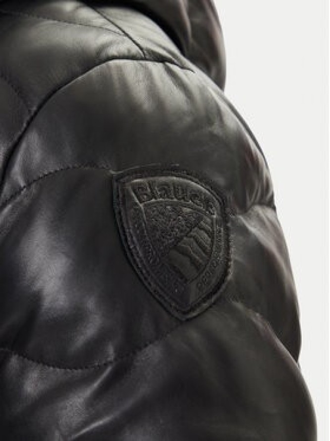 Blauer Kurtka skórzana 25WBLUL01314 007012 Czarny Regular Fit