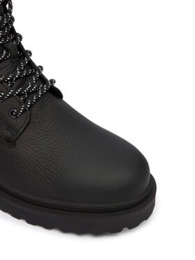 Tommy Jeans Trzewiki Tjm Lace Up Boot Leather EM0EM01629 Czarny