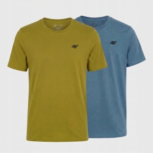 KOSZULKA MĘSKA LIMITOWANA 4F T-SHIRT KOMPLET ZESTAW 2 SZTUKI S M3948 SS26