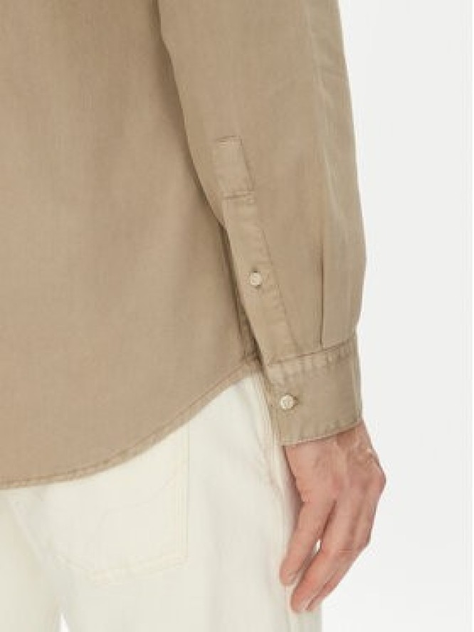 Calvin Klein Koszula K10K114200 Beżowy Comfort Fit