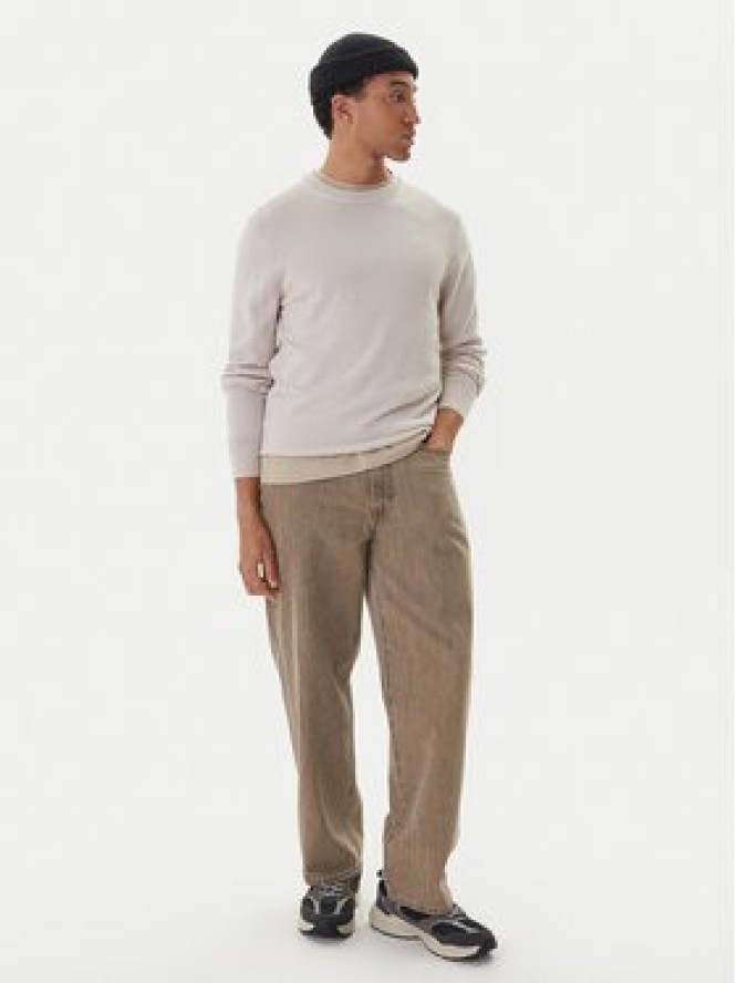 G-Star Raw Sweter Premium Core D27686-B692 Beżowy Regular Fit